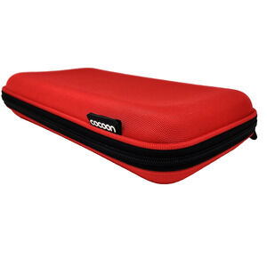 Cocoon Case w Grid It Insert Electronics Travel Case Red Zippered Business Trip